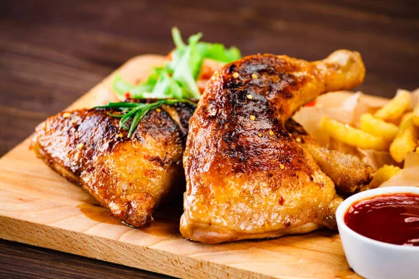 Fries with Grilled Chicken